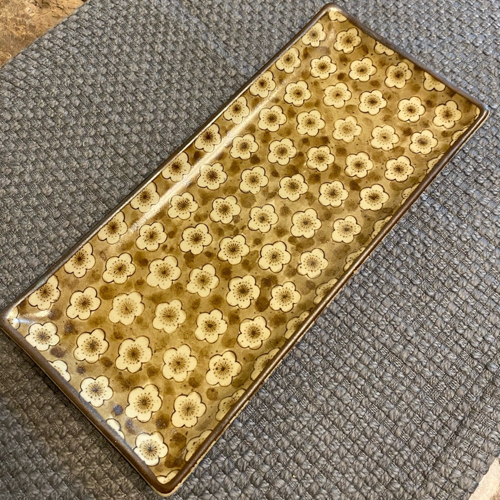 Floral Ceramic Tray